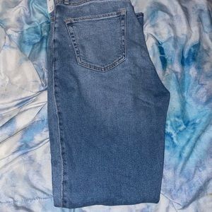 Curvy ultra high rise dad jeans